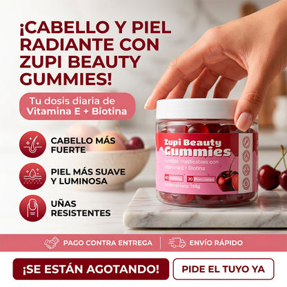 Gomas de vitamina E + Biotina Zupi