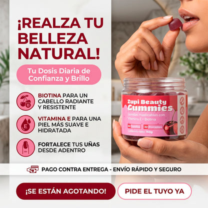 Gomas de vitamina E + Biotina Zupi