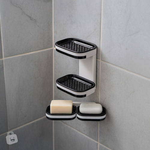 Jabonero doble bandeja