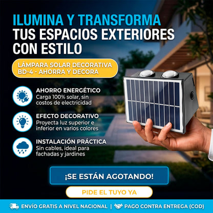 Luz Solar de pared Gourmet